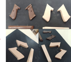 Wood grips for 1377