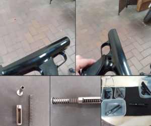 Polished up pistol grip to get rid of years of scratches