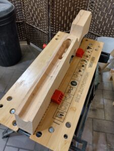 Original 45 beechwood custom stock main inlet