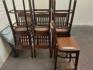 Barstools for repair and refinish for local club