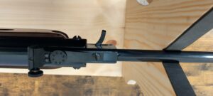 Refinished HW35 rear sight detail
