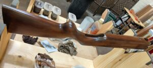 Finished stock after sanding, staining and oiling