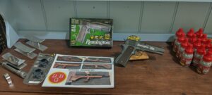 Replica BB pistols are available, too!