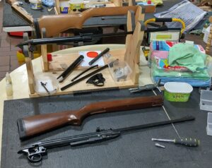A Mercury heavy workbench..